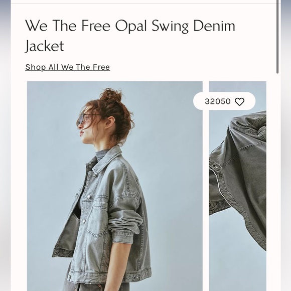 Free People Light Blue Denim Jacket - Picture 4 of 6